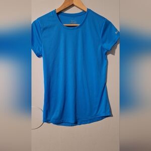 Nike Women's Short Sleeve Blue Tee